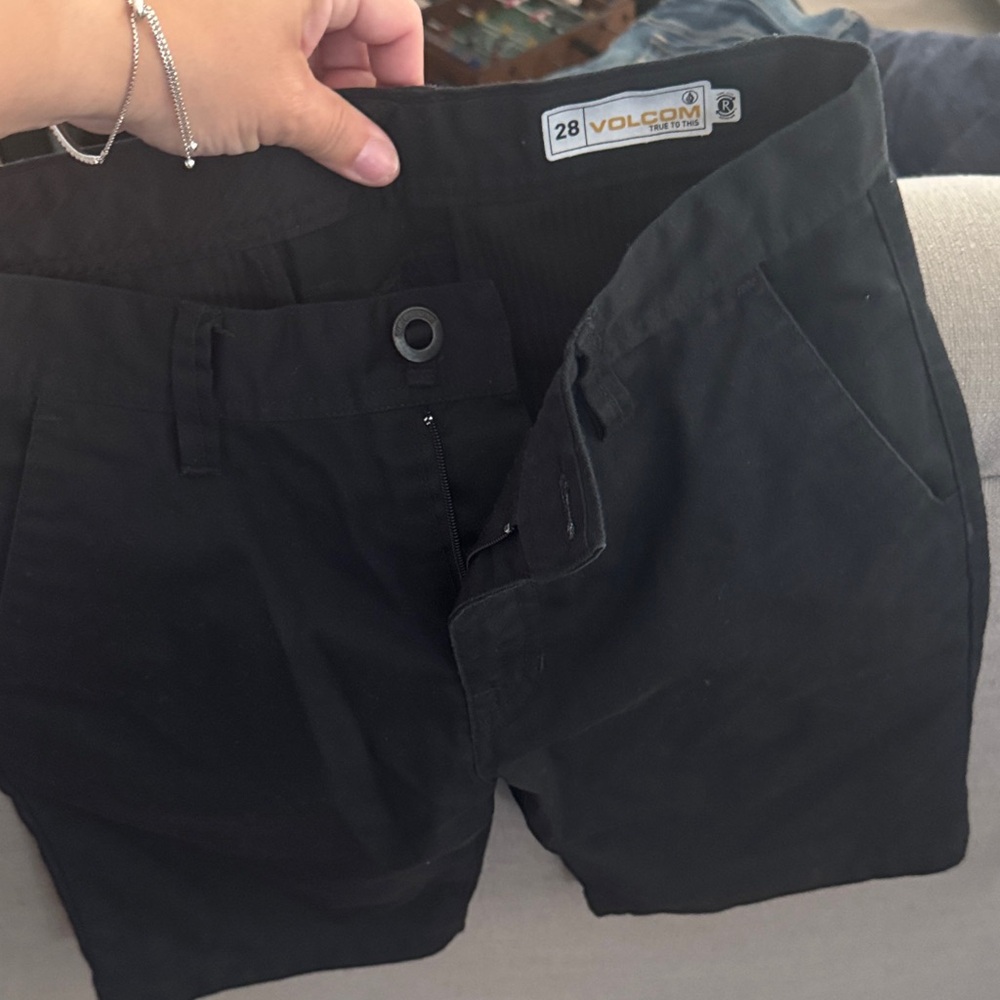 Volcom Black Men's Casual Chino Shorts